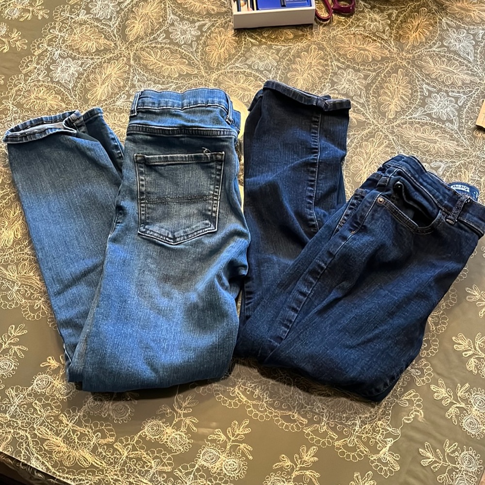 Two pair size 12 kids jeans in great condition. Both pair included!